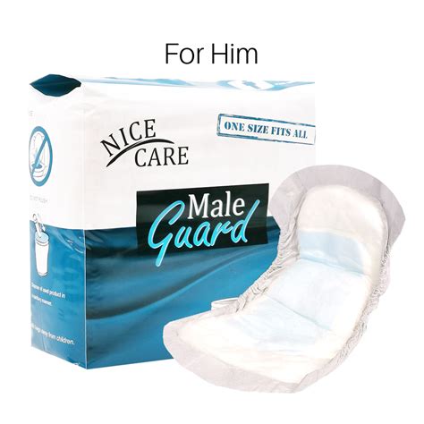 Discreet products for male bladder incontinence